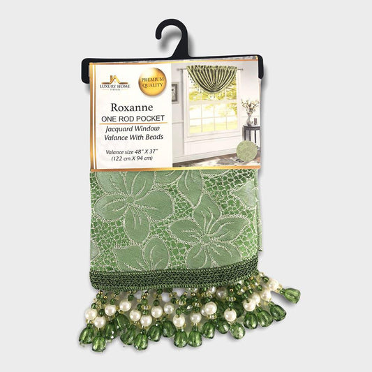 Cenefa Roxanne Luxury 48'' x 37'' - Verde Oliva