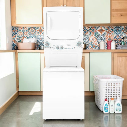 Centro de Lavado A Gas Mabe 24Kg / Blanco - Mabe - Titan.com.pa - 757638381895