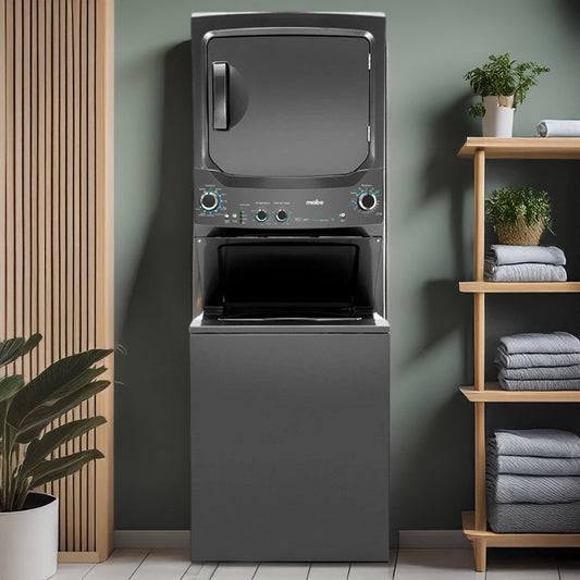 Centro de Lavado A Gas Mabe 24Kg / Diamond Gray