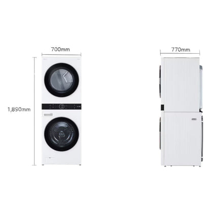 Centro de Lavado LG de 22Kg Carga Frontal / Inverter / AI DD - LG - Titan.com.pa - 8806091660497