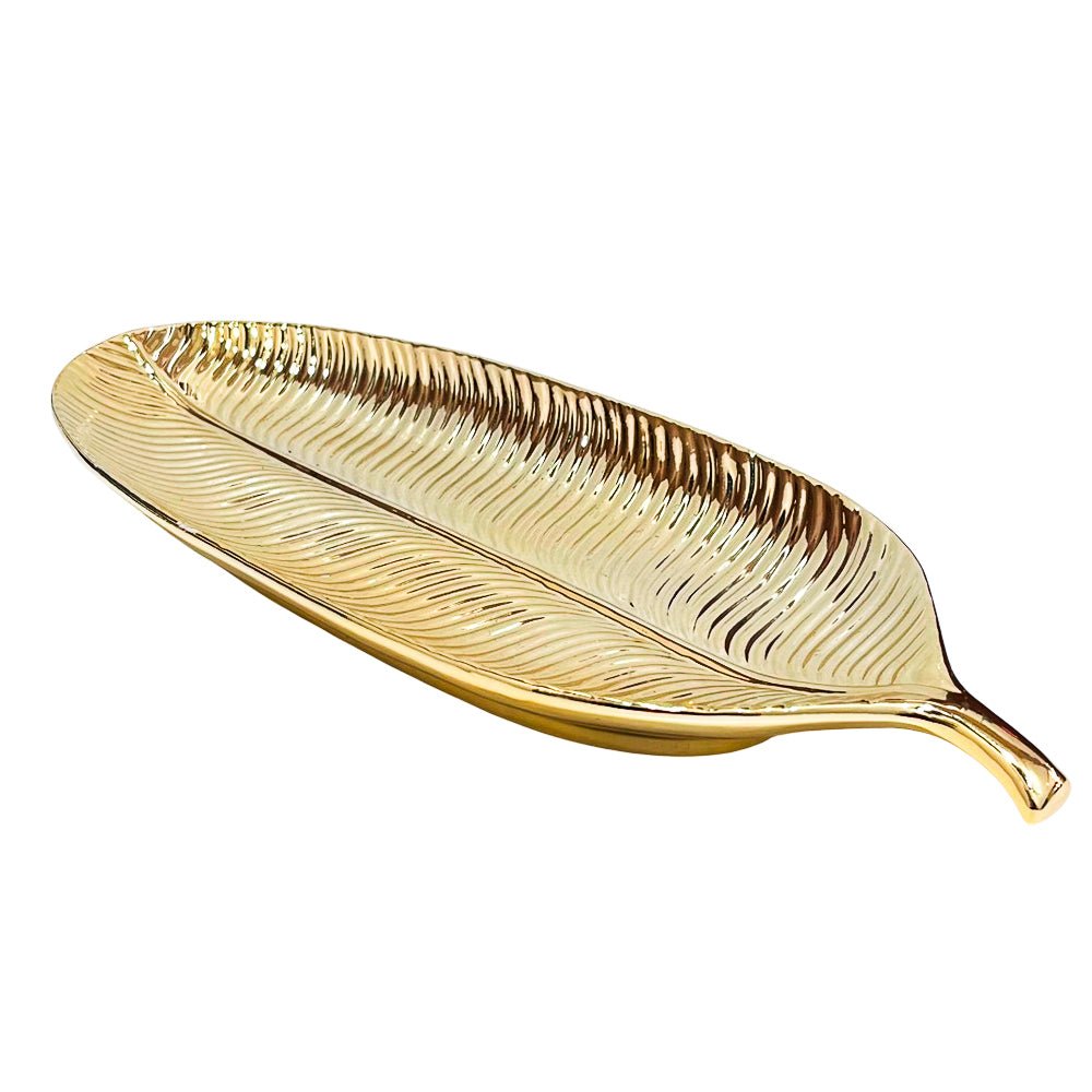 Centro de Mesa Home Elegance / Forma de Hoja - 35 cm - Surtido - Home Elegance - Titan.com.pa - 2100000003341