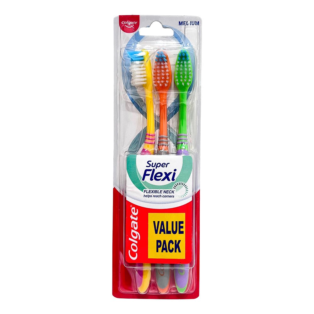 Cepillo Dental Colgate Súper Flexible 3 Piezas - Colgate - Titan.com.pa - 8901314779830