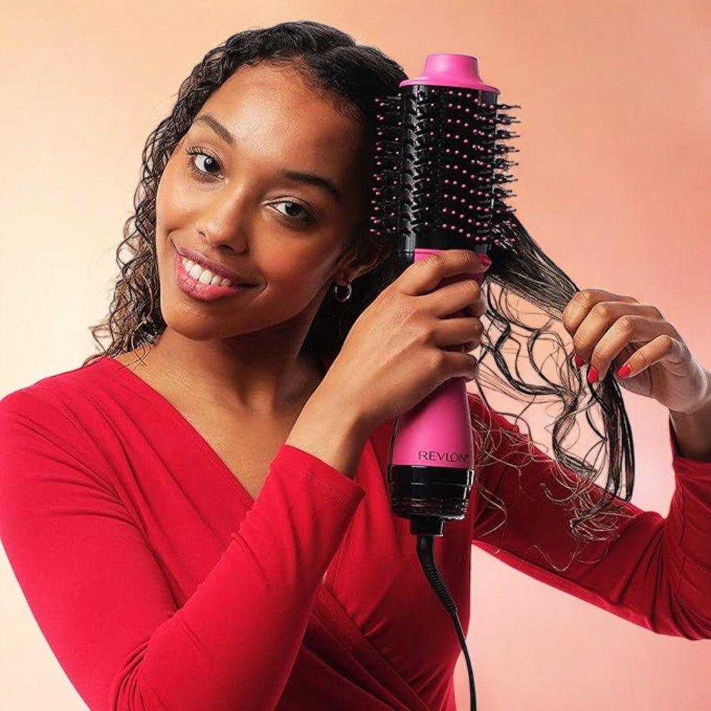 Cepillo Secador Para Cabello Revlon Rosado/Negro - Revlon - Titan.com.pa - 761318052296