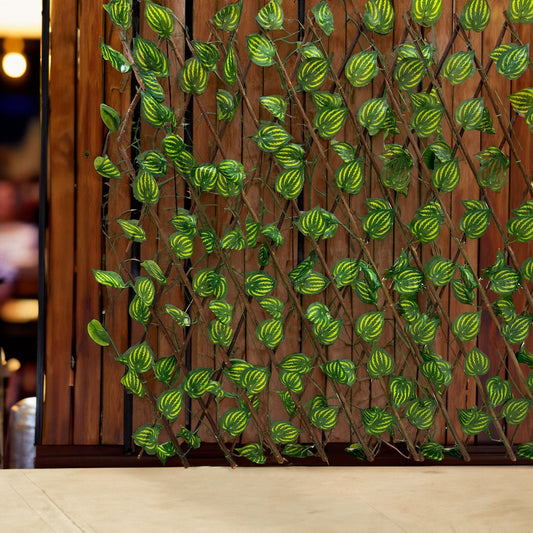 Cerca Decorativa Home Elegance de Bamboo Con Hojas - Home Elegance - Titan.com.pa - 2100000359301