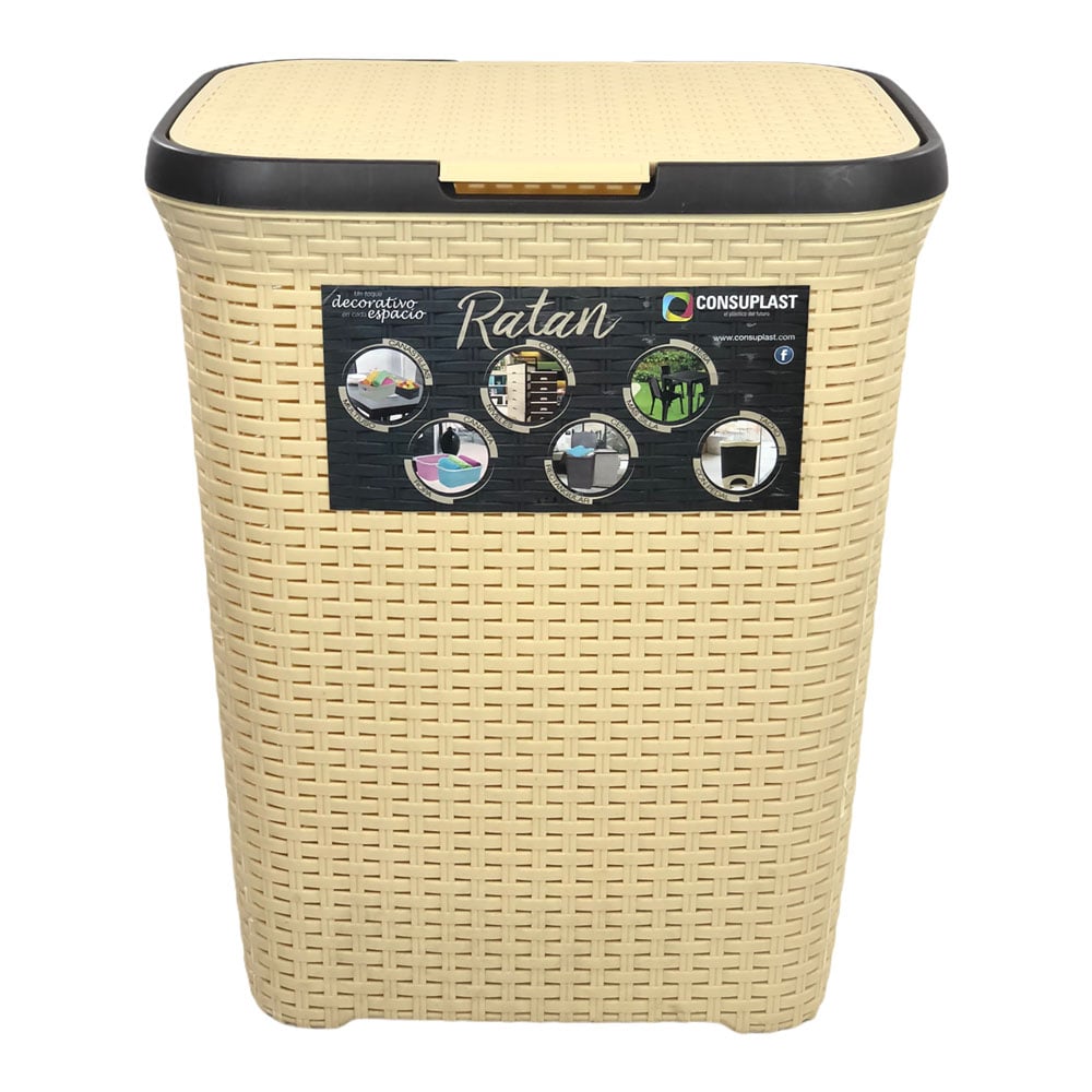 Cesta Consuplast Para Ropa Rectangular