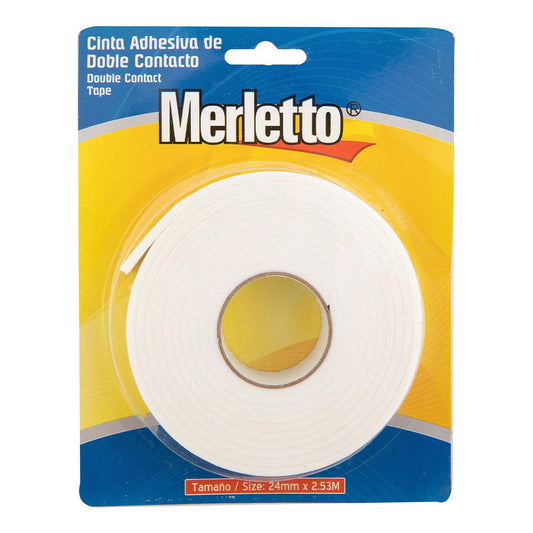 Cinta Adhesiva Merletto Doble Contacto