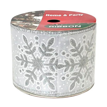 Cinta Decorativa Navideña Christmas Elegance / Diseño Copo de Nieve / Surtido - Christmas Elegance - Titan.com.pa - 2100000096459