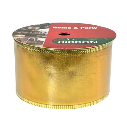 Cinta Decorativa Navideña Christmas Elegance / Doradas / 2.5"x10Yd / Surtido - Christmas Elegance - Titan.com.pa - 2100000798889