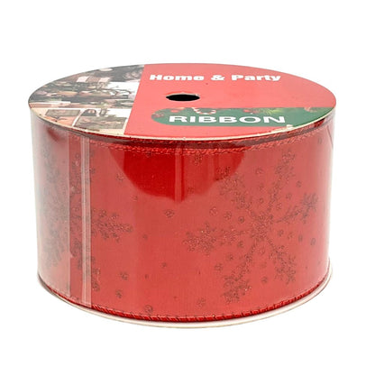 Cinta Decorativa Navideña Christmas Elegance / Rojas / 2.5"x10Yd / Surtido - Christmas Elegance - Titan.com.pa - 2100000535033