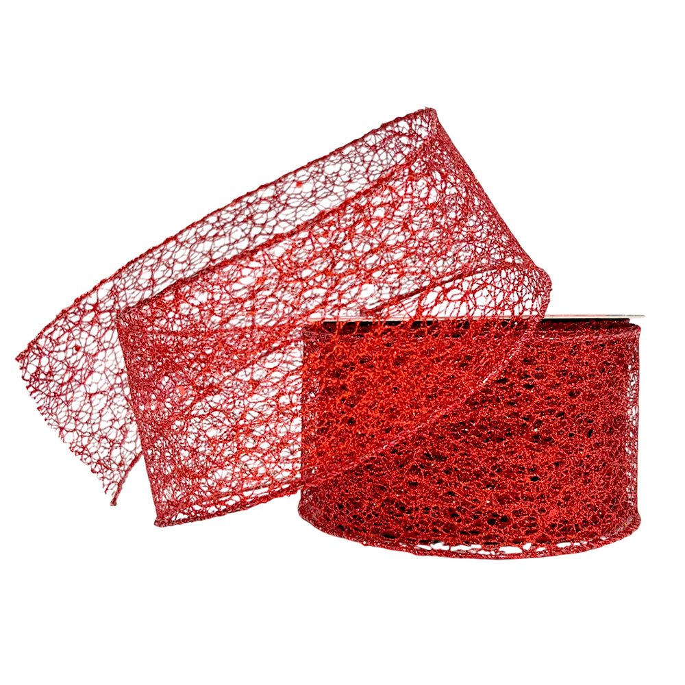 Cinta Decorativa Navideña Christmas Elegance / Rojas / 2.5"x10Yd / Surtido - Christmas Elegance - Titan.com.pa - 2100000535033