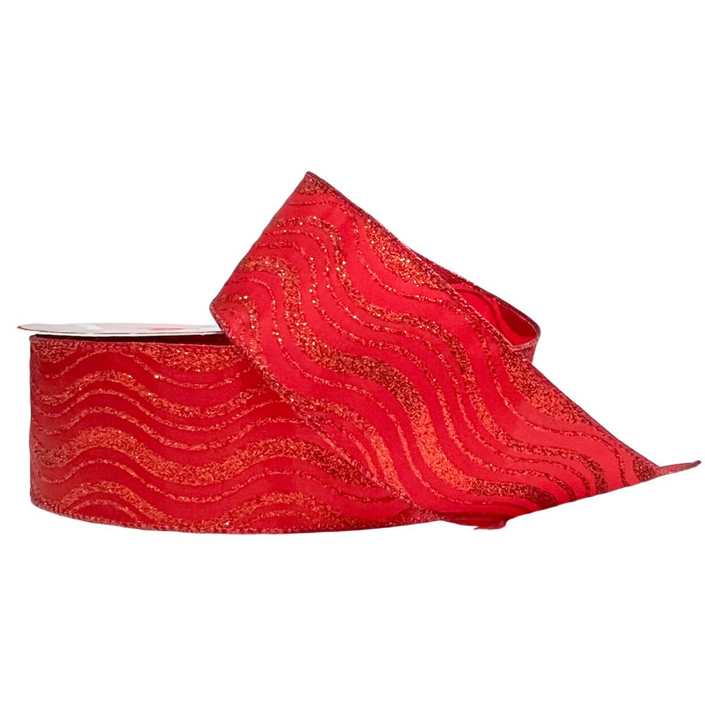 Cinta Decorativa Navideña Christmas Elegance / Rojas / 2.5"x10Yd / Surtido - Christmas Elegance - Titan.com.pa - 2100000535033