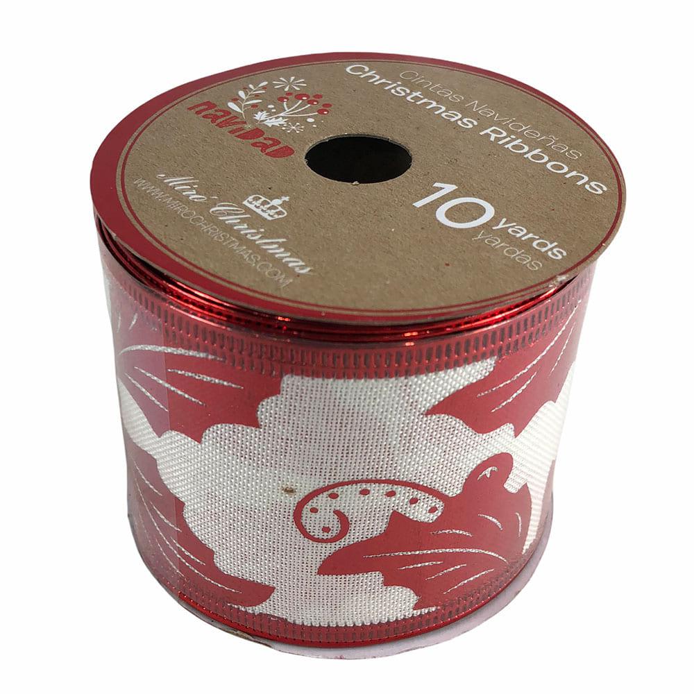 Cinta Decorativa Navideña Miro Christmas 2.5" x 10 yd - Surtido