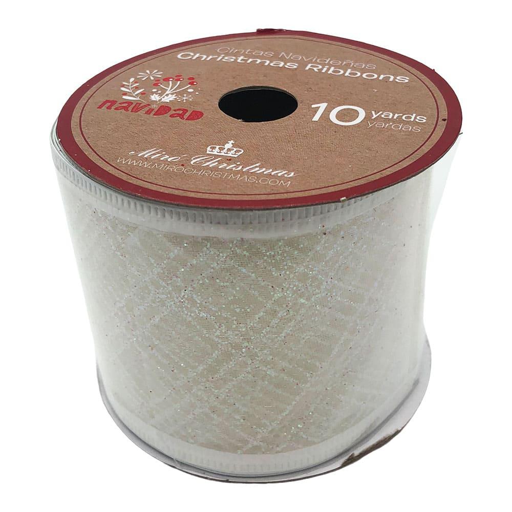 Cinta Miro Christmas Navideña 2.5" x 10 Yd- Surt
