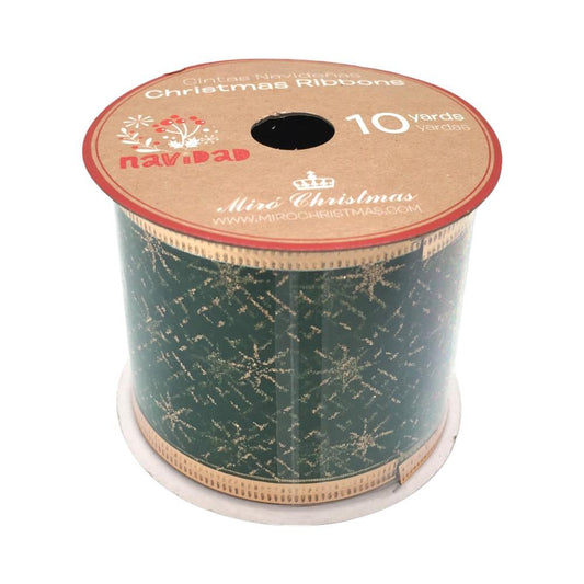 Cinta Navideña Miro Christmas 2.5" 10 yd - Surtido