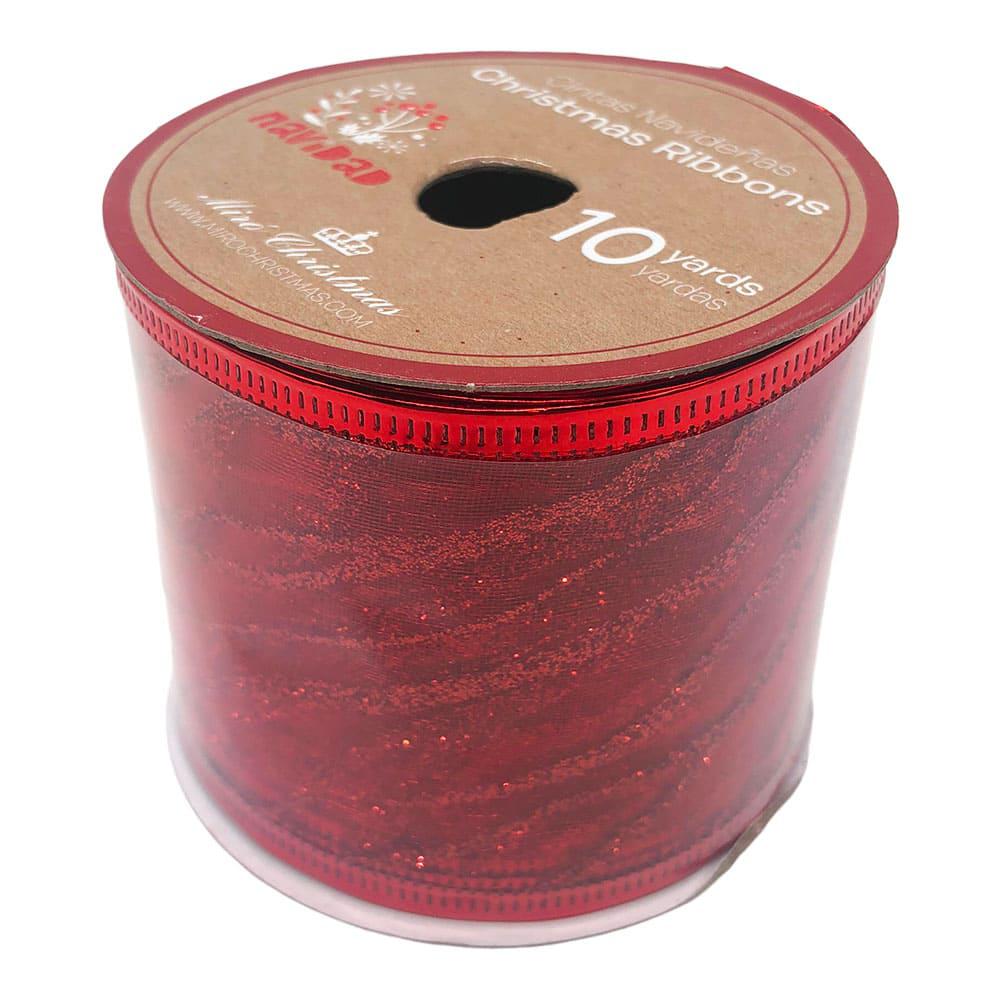 Cinta Navideña Miro Christmas 2.5" x 10 yd - Surtido