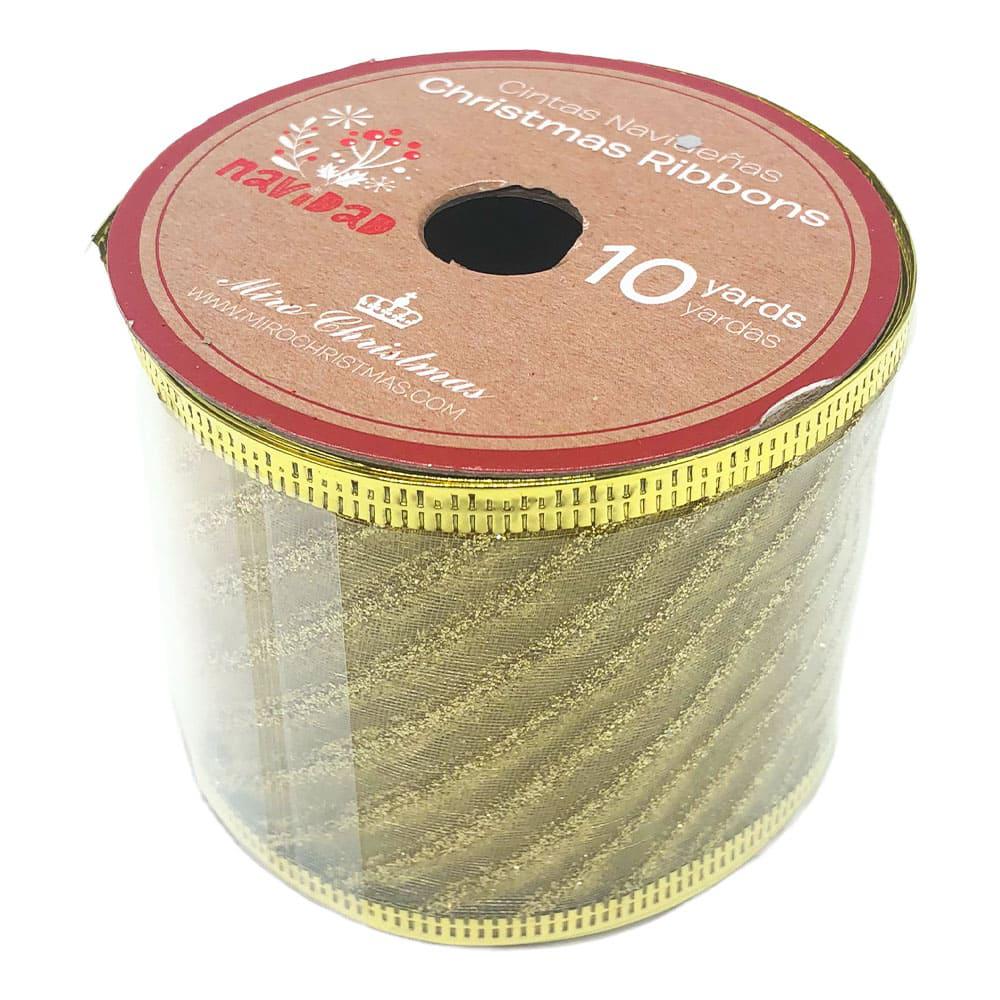 Cinta Navideña Miro Christmas 2.5" x 10 yd - Surtido