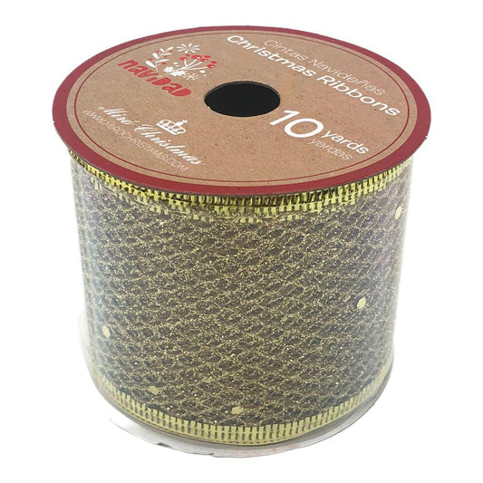 Cinta Navideña Miro Christmas 2.5" x 10 yd - Surtido
