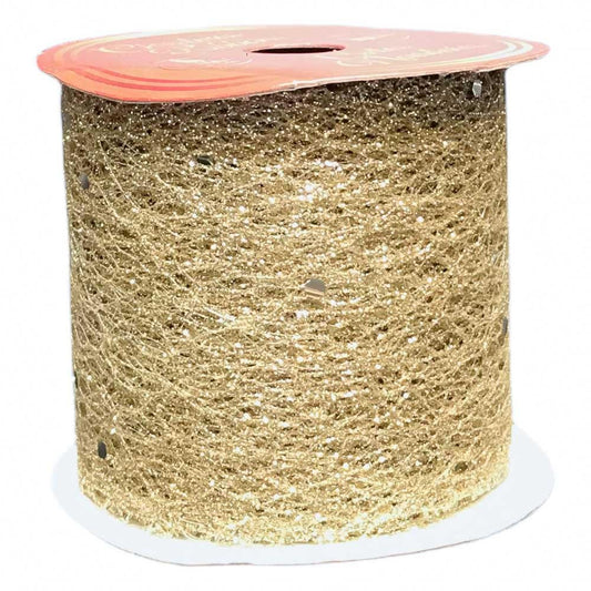 Cinta Navideña Miró Christmas de 2.5" x 10 Yd