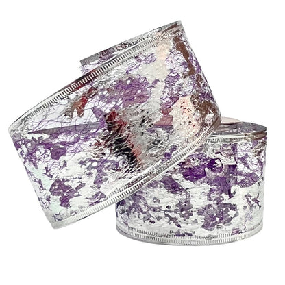 Cinta Navideña Miro Christmas / Rosa - Purpúra / 2.5"x10Yd / Surtido - Miro Christmas - Titan.com.pa - 7450120280173