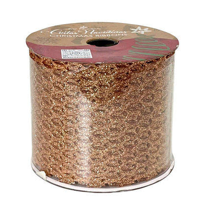 Cinta Navideña Miro Christmas / Silver - Red / 2.5"x10Yd / Surtido - Miro Christmas - Titan.com.pa - 7450039106618