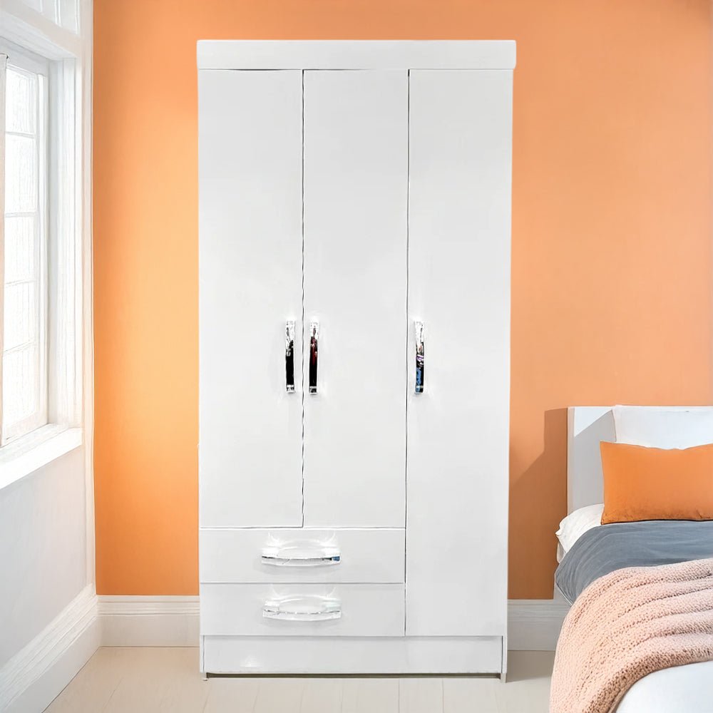 Closet MDF 3 Puertas / Blanco - Henn - Titan.com.pa - 7890022074355