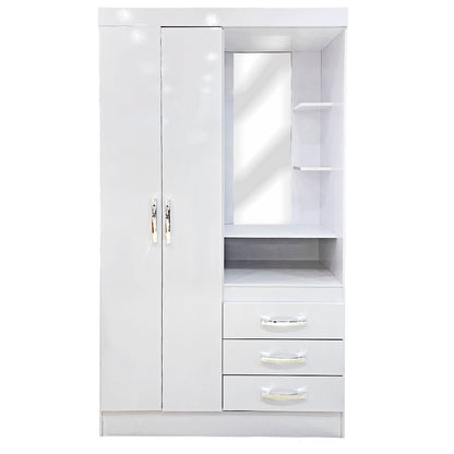 Closet MDF Henn / 2 Puertas / 3 Gavetas / Blanco - Henn - Titan.com.pa - 7890022071873