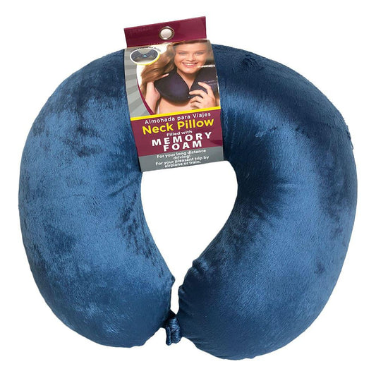 Cojin de Cuello Home Living 30 X 30 Cm - Azul Marino