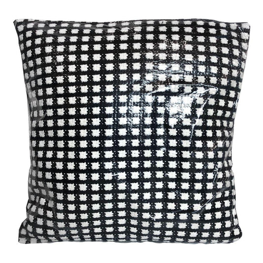 Cojin Decorativo 45 cm X 45cm Wht/Blk
