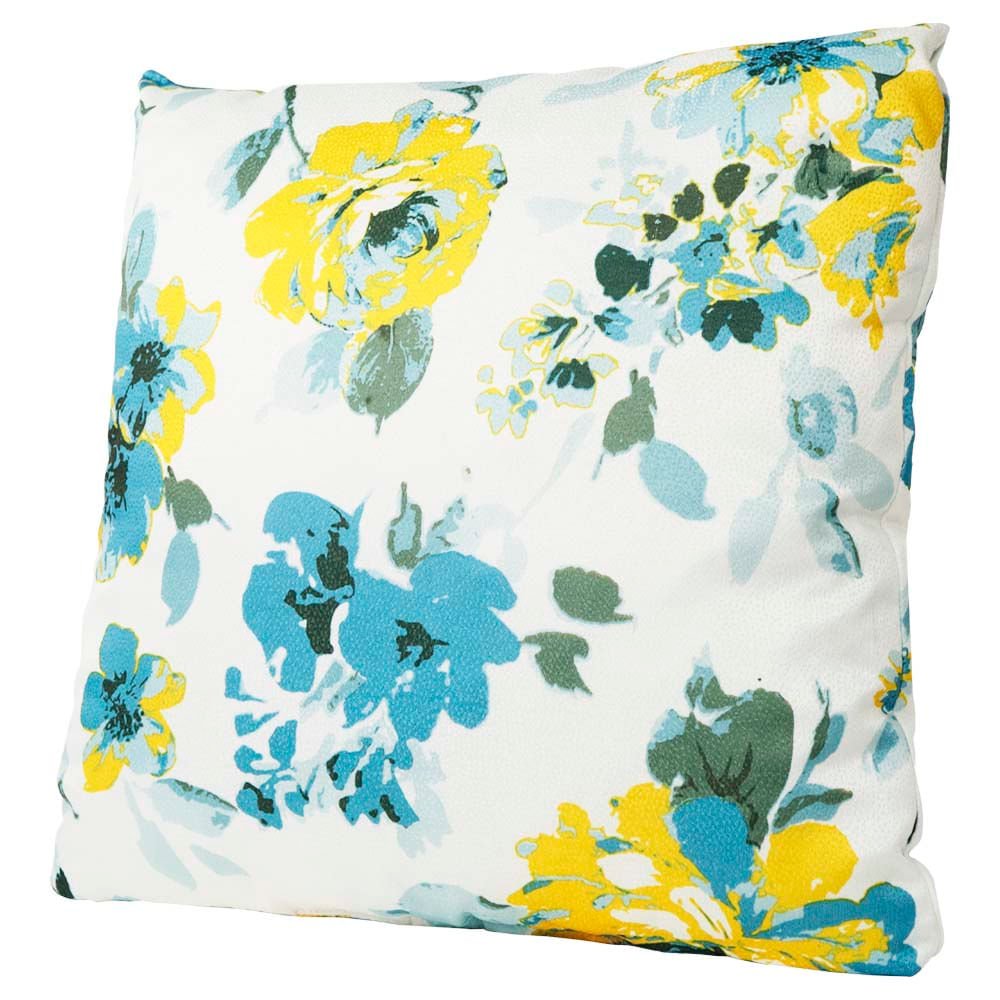 Cojín Decorativo Home Elegance Teal Empire Floreado 18"x18"