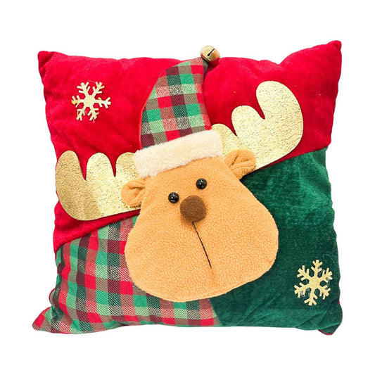 Cojín Decorativo Navideño Reno 38x38 cm / Christmas Elegance - Christmas Elegance - Titan.com.pa - 2100000563562