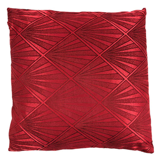 Cojin Elements Furniture Decorativo Clarion 17.7" x 17.7" - Rojo