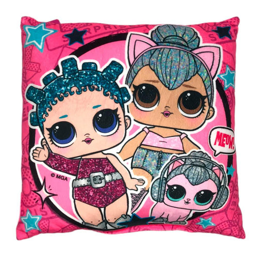 Cojín Infantil Lol Surprise Plush 40 cm x 40 cm