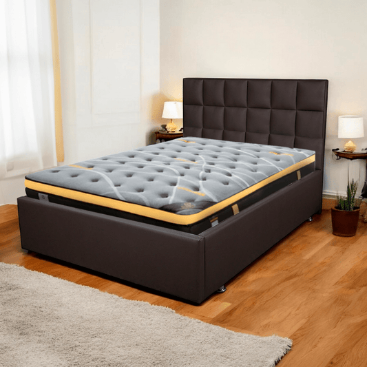 Colchón Full Carbone Pillow Memory Foam - Ortopédico - Carbone - Titan.com.pa - 2150109909051