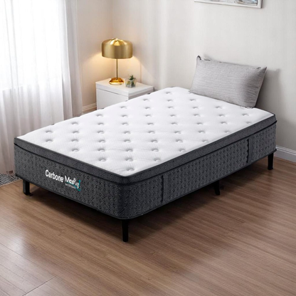 Colchón Carbone  Al Vacío Max Rest Semi-Ortopédico - Twin