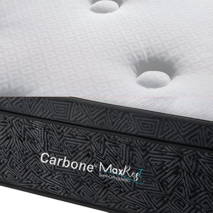 Colchón Carbone  Al Vacío Max Rest Semi-Ortopédico - Queen
