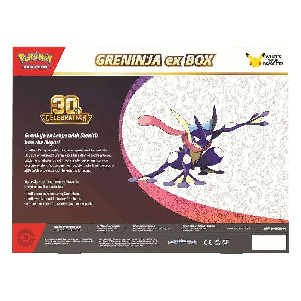 Pokémon TCG 30th Celebration Ex Box (Inglés)