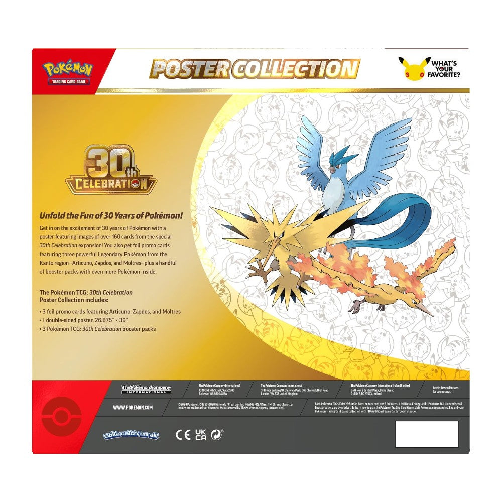 Pokémon TCG 30th Celebration Poster Collection