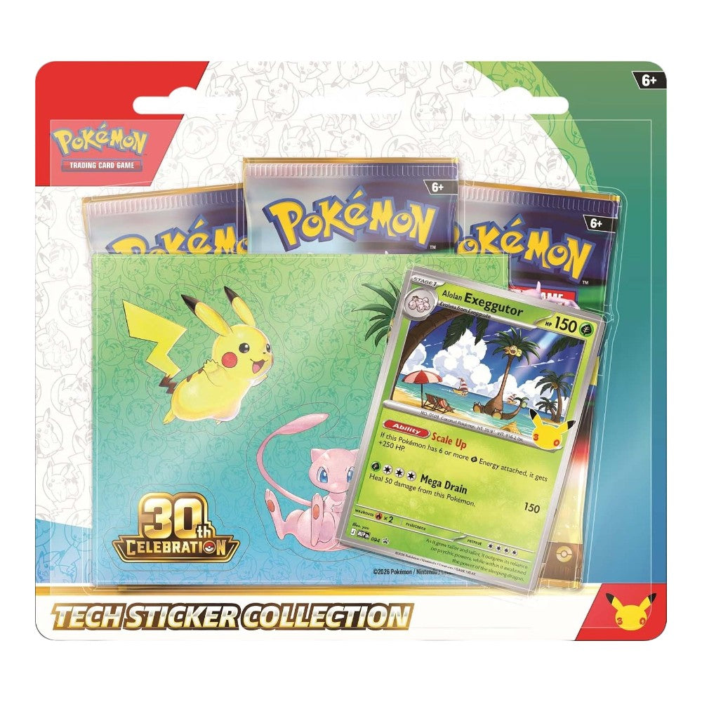 Pokémon TCG: 30th Celebration Tech Sticker Collection