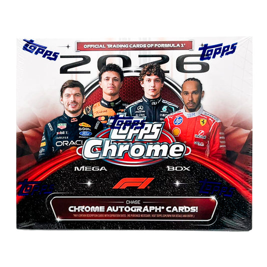 Caja Mega 2026 Topps Chrome Formula 1 FGC007578