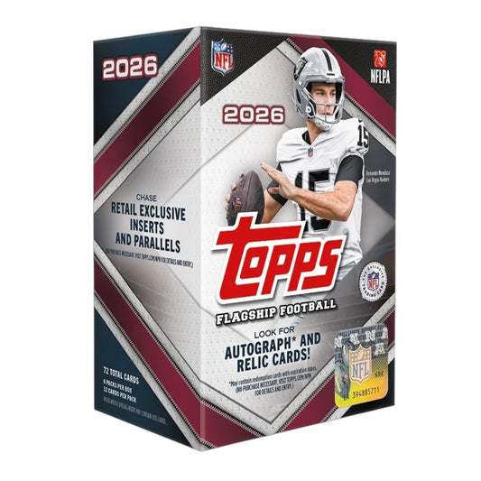 2026 Topps Flagship NFL Value Box caja de cartas