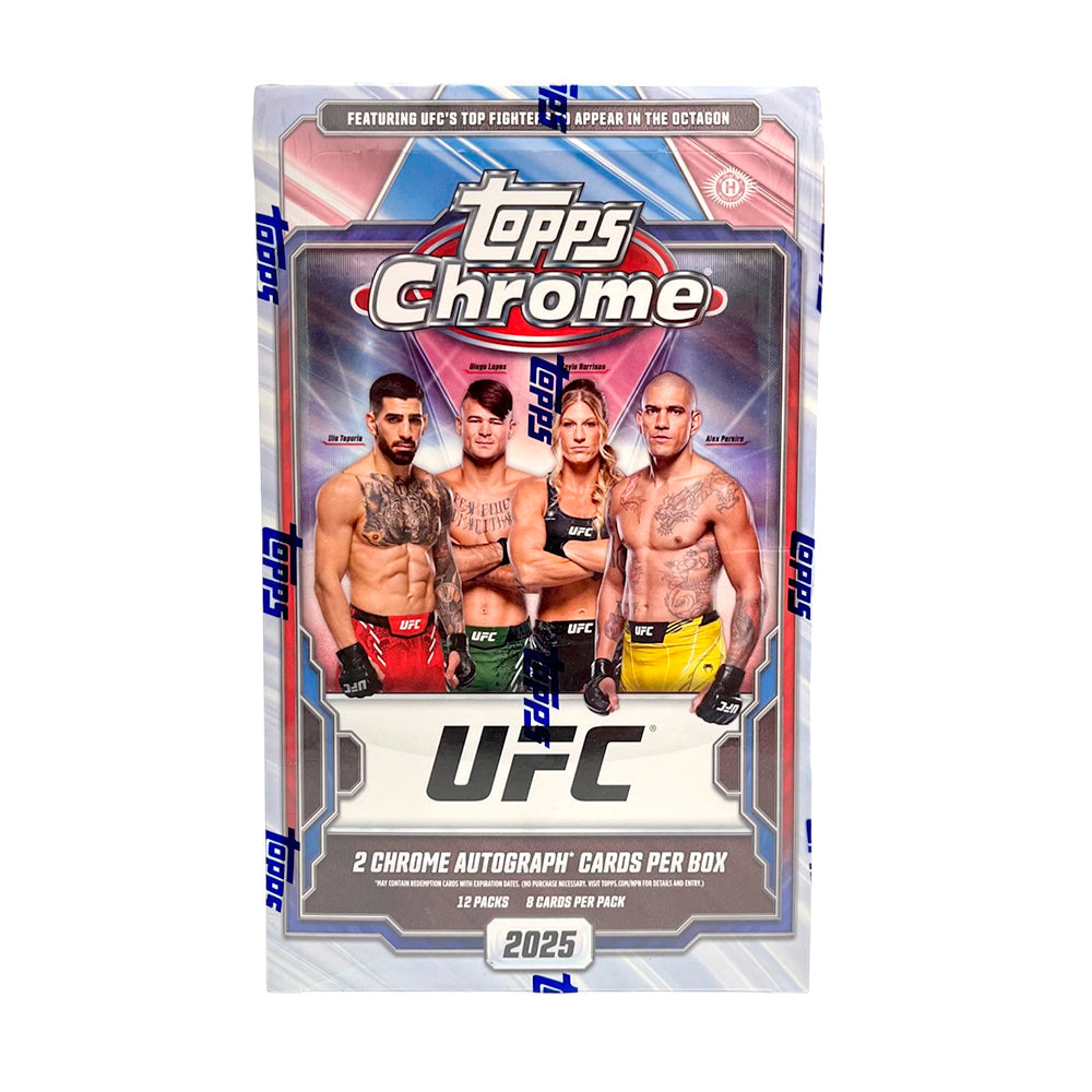 Topps Chrome UFC 2025 cartas coleccionables