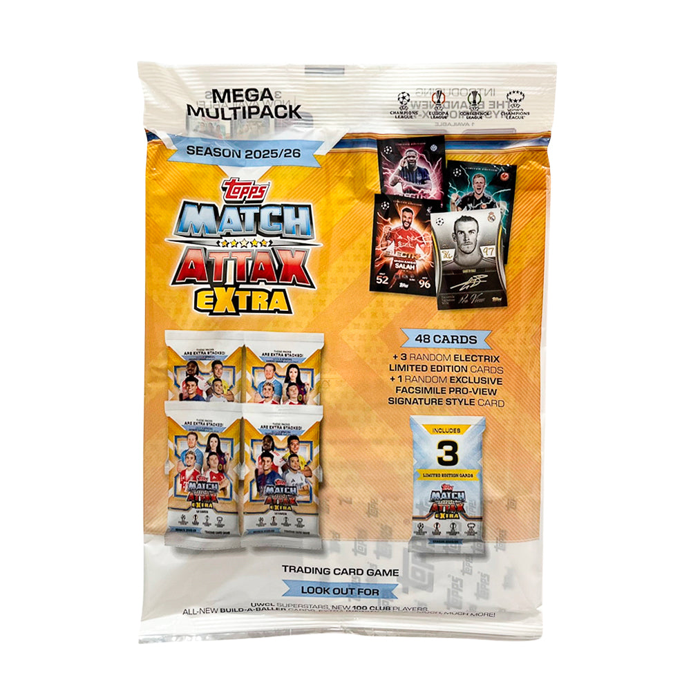 Cartas Topps 2025/26 Match Attax UEFA UCC - Mega Multipack
