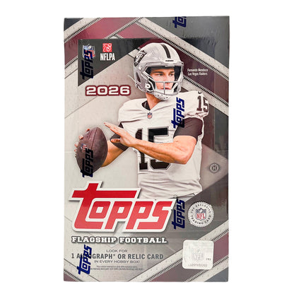 2026 Topps Flagship NFL Hobby caja de cartas coleccionables