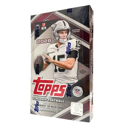 2026 Topps Flagship NFL Hobby caja de cartas coleccionables