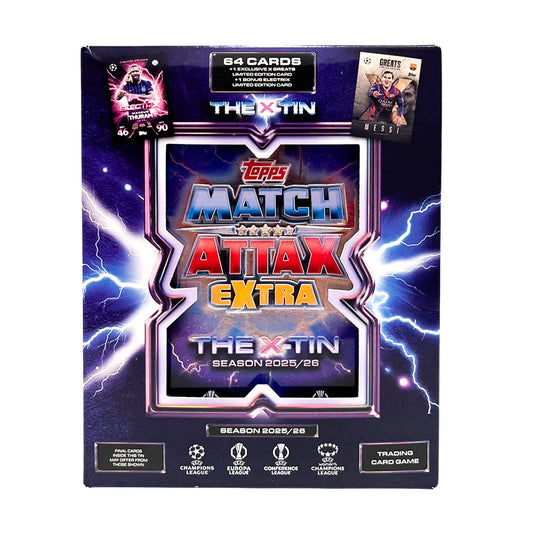 2025/26 Match Attax Extra UEFA UCC X Tin Topps