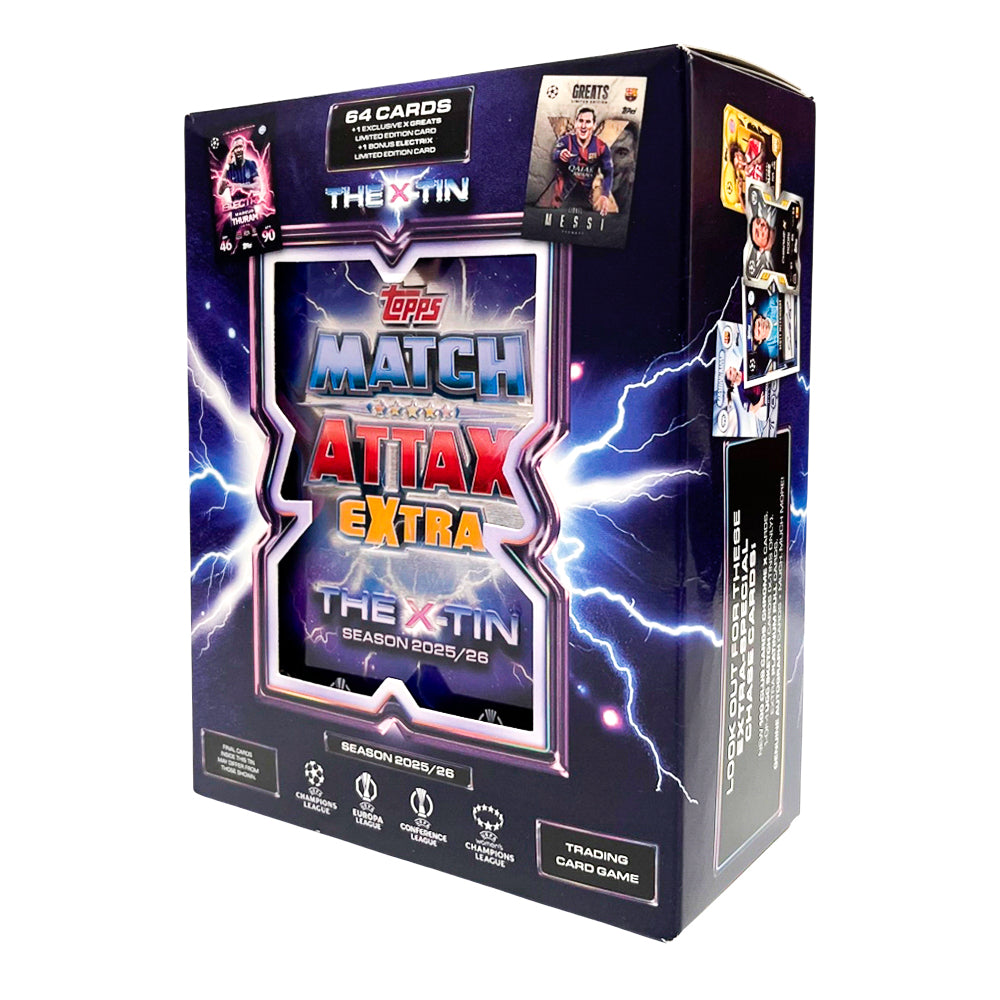 2025/26 Match Attax Extra UEFA UCC X Tin Topps