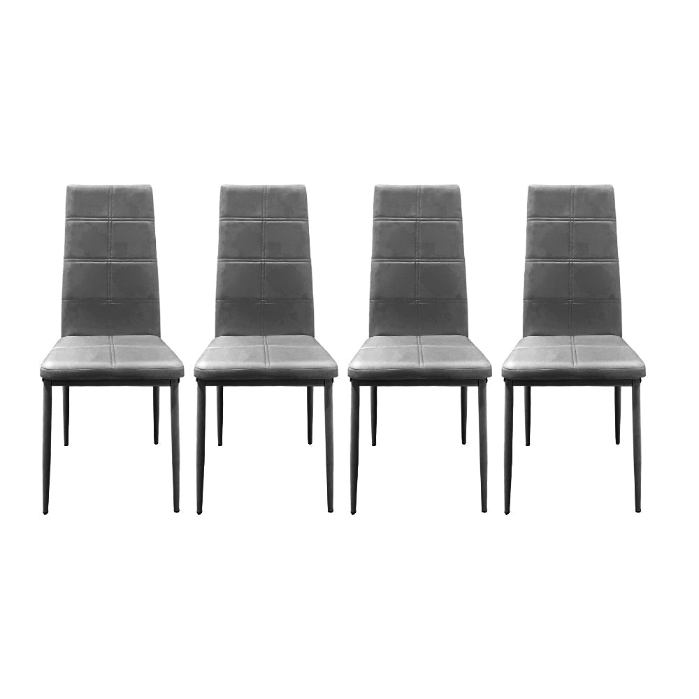 Comedor Elements Furniture / 4 Puestos de Metal / Con Vidrio Gris - Elements Furniture - Titan.com.pa - 2100000962204
