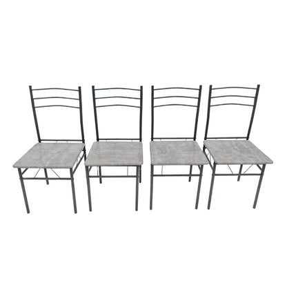 Comedor MDF 4 Puestos Elements Furniture - Marble Grey - Elements Furniture - Titan.com.pa - 2100001127855