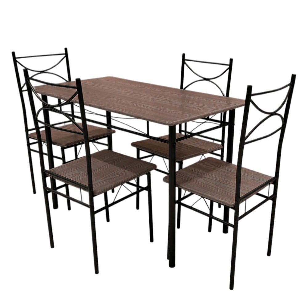 Comedor MDF 4 Puestos Elements Furniture - Wood Brown - Elements Furniture - Titan.com.pa - 2100001327088