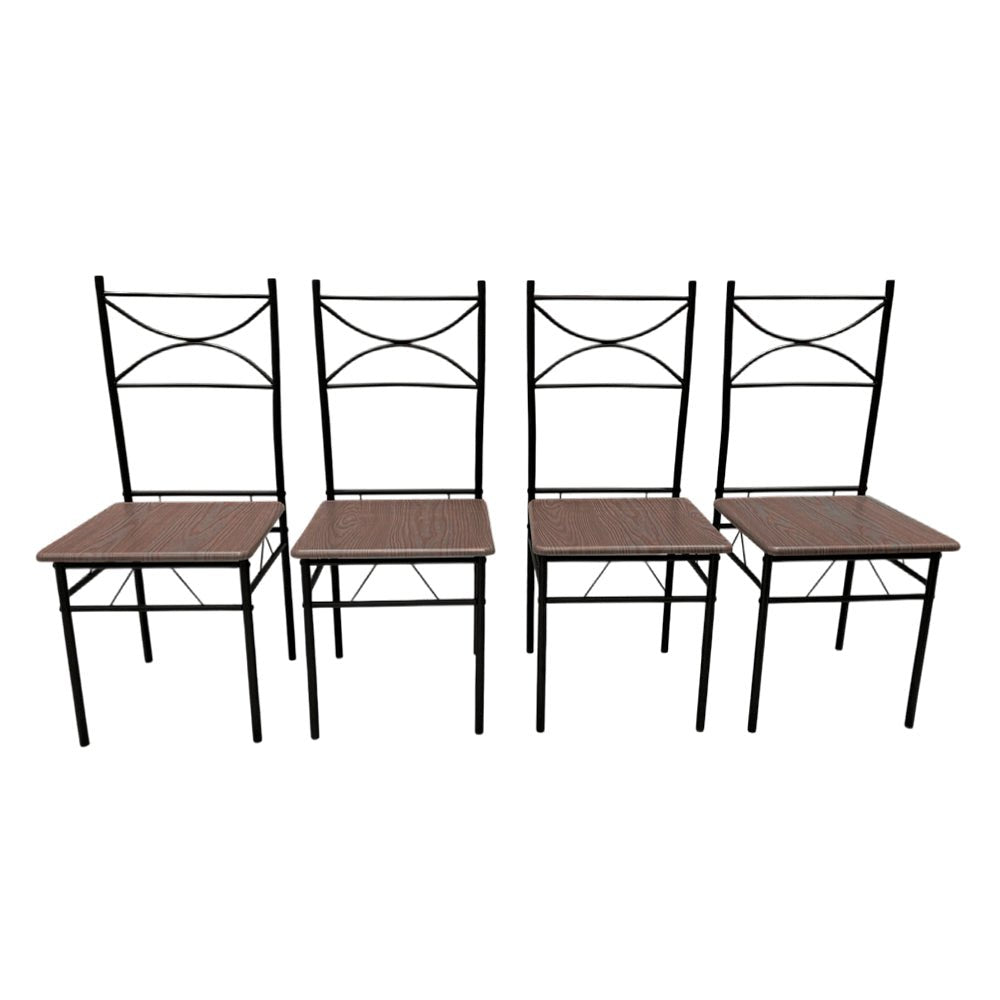 Comedor MDF 4 Puestos Elements Furniture - Wood Brown - Elements Furniture - Titan.com.pa - 2100001327088